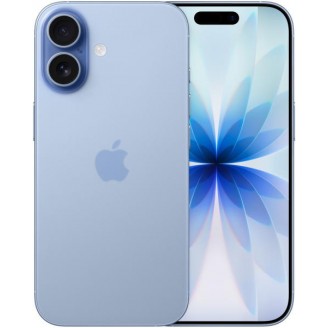 Apple iPhone 17 256GB 5G Dual SIM Mist Blue + folie protectie Display