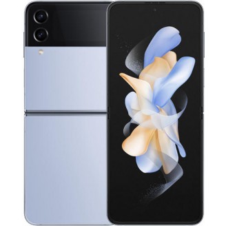 Samsung Galaxy Z Flip4 256GB 5G 8GB RAM Dual SIM Blue + Folie protectie Display