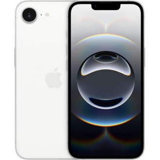 Apple iPhone 16e 128GB 5G Dual SIM White + folie protectie Display